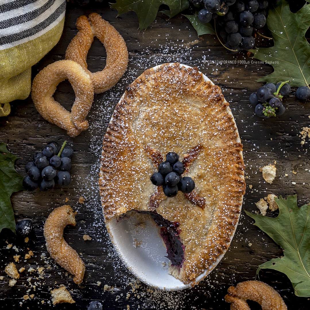 Uva Fragola La Pie Dal Cuore Morbido Di Frutta E Base Di Biscotti