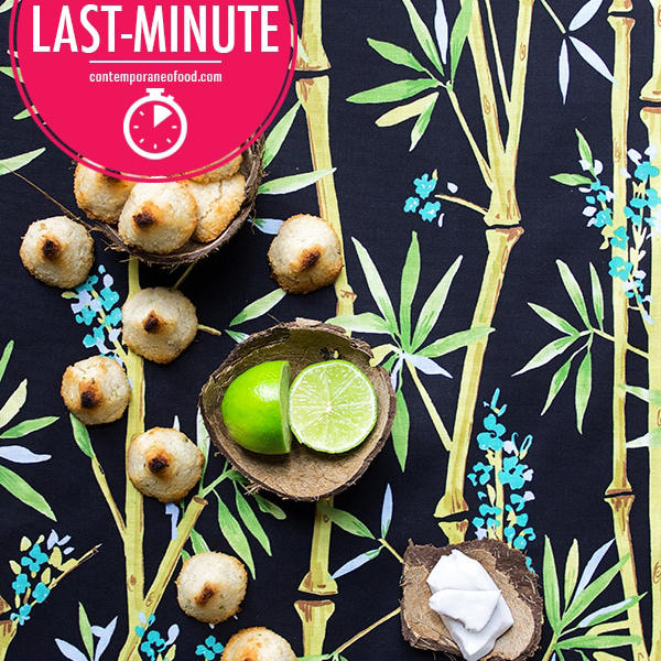 Immagine: Biscotti al cocco e lime: un dolcino “Last Minute” da leccarsi le dita