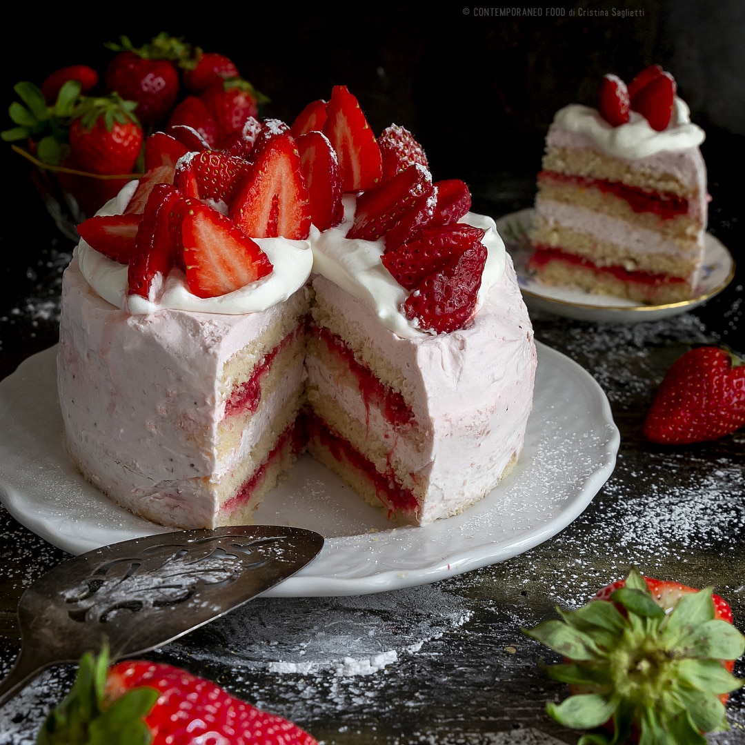 Torta alle fragole, Ricetta