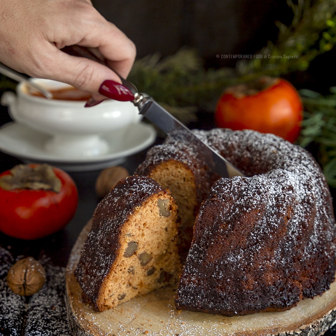 bundt-cake-cachi-noci-con-coulis-di-cachi-rum-colazione-merenda-dolce-facile-contemporaneo-food