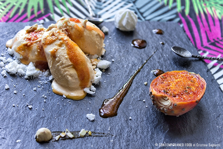 fichi-india-gelato-meringa-nocciole-dessert-contemporaneo-food