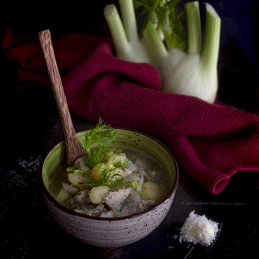 zuppa-finocchi-pollo-patate-minestra-leggera-ricetta-facile-contemporaneo-food