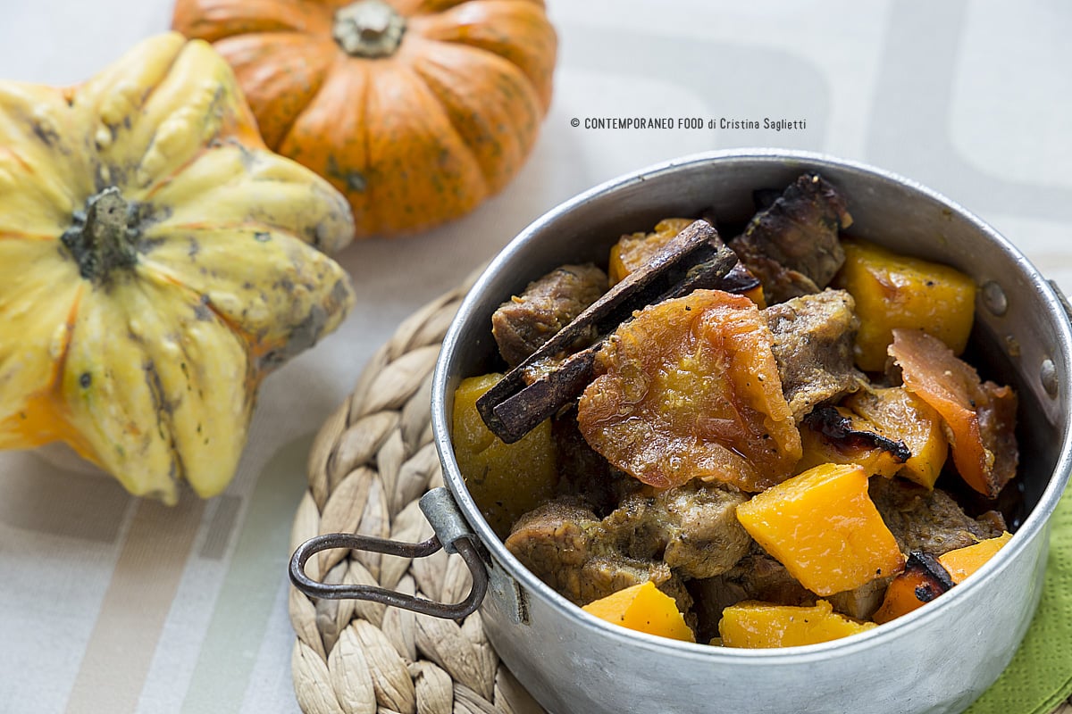 spezzatino-con-zucca-doppia cottura-secondi-carne-ricetta-contemporaneo-food