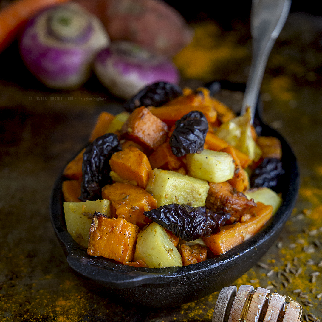 verdure-al-forno-con-miele-spezie-prugne-contorno-facile-contemporaneo-food