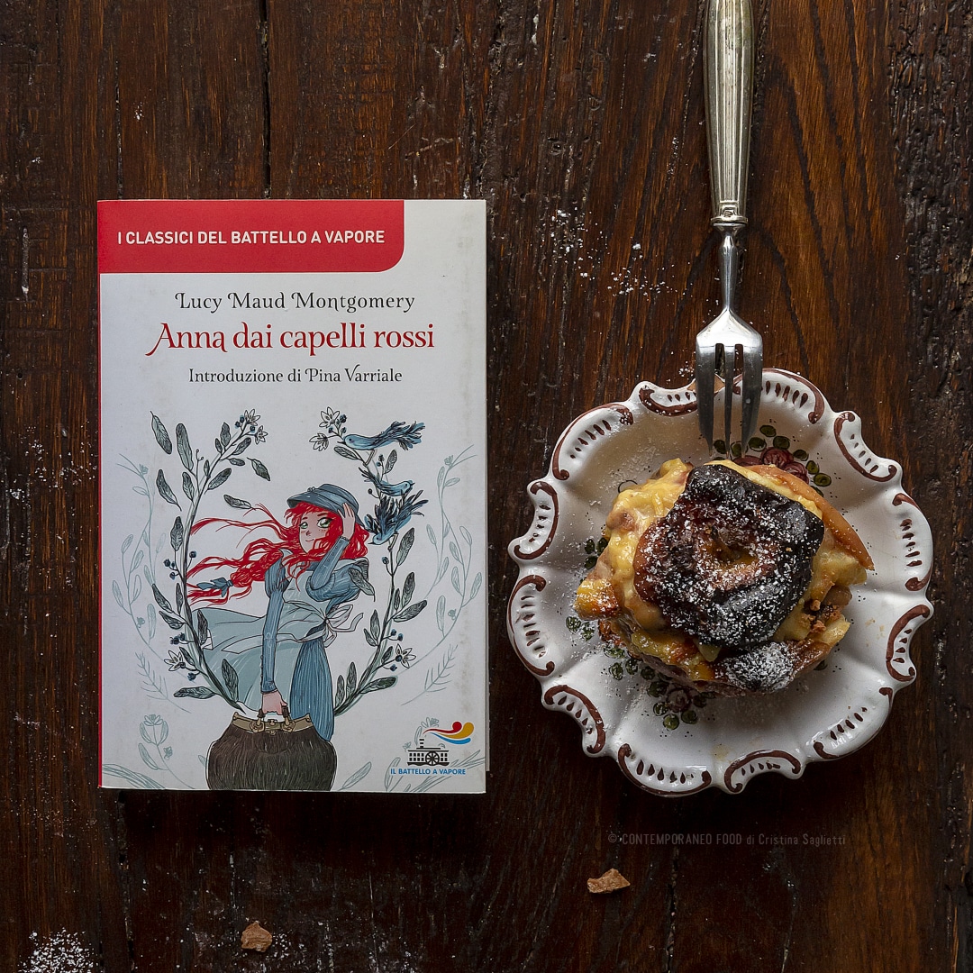 Immagine: Mele al forno ripiene di crema leggera