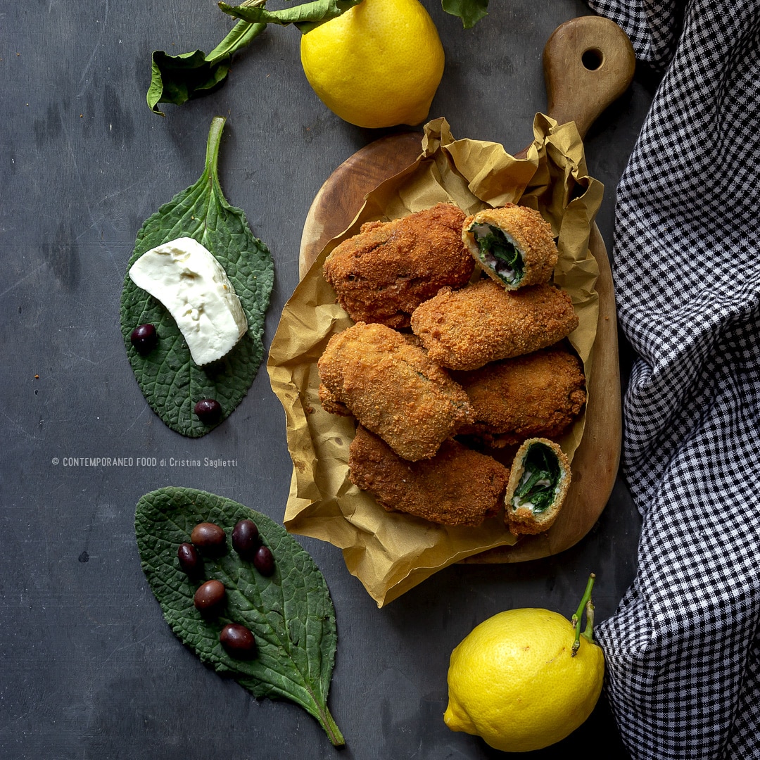 Immagine: Involtini di borragine fritti