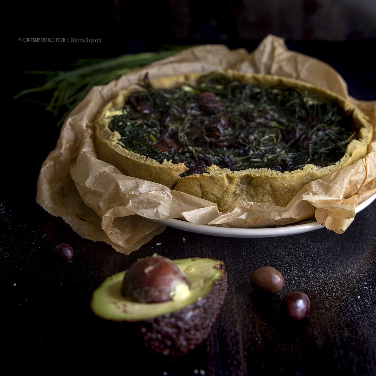 torta-salata-con-brisé-di-avocado-con-mascarpone-agretti-antipasto-contemporaneo-food