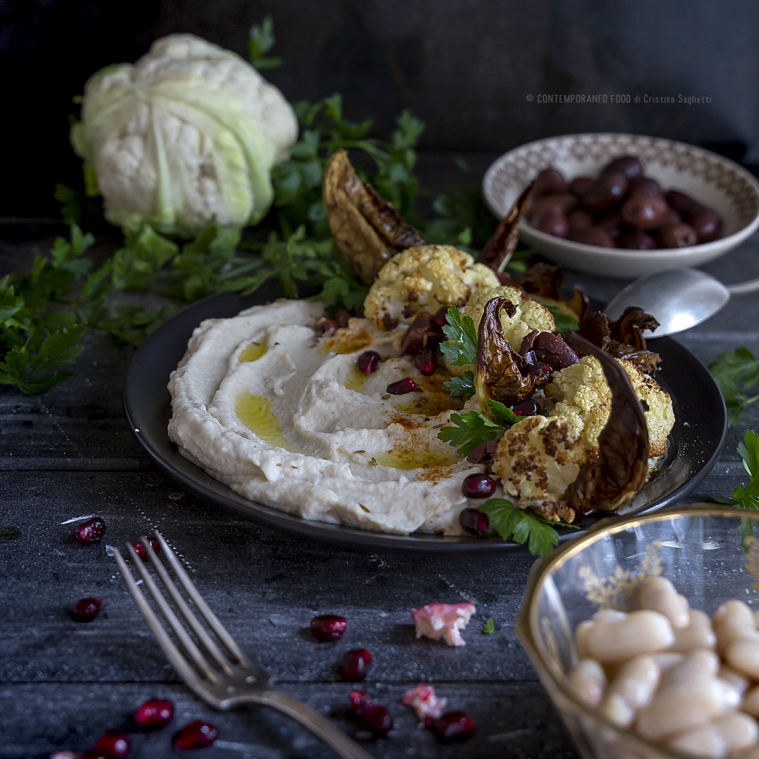 hummus-cavolfiore-cucina-vegetariana-ricetta-facile-veloce-antipasto-contemporaneo-food