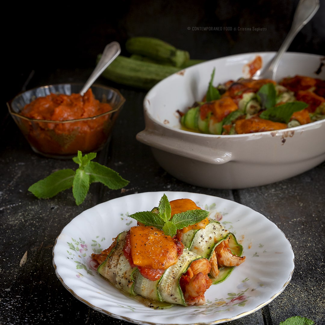 involtini-di-zucchine-con-straccetti-di-pollo-e-salsa-enchilada-secondo-di-carne-facile-estivo-contemporaneo-food