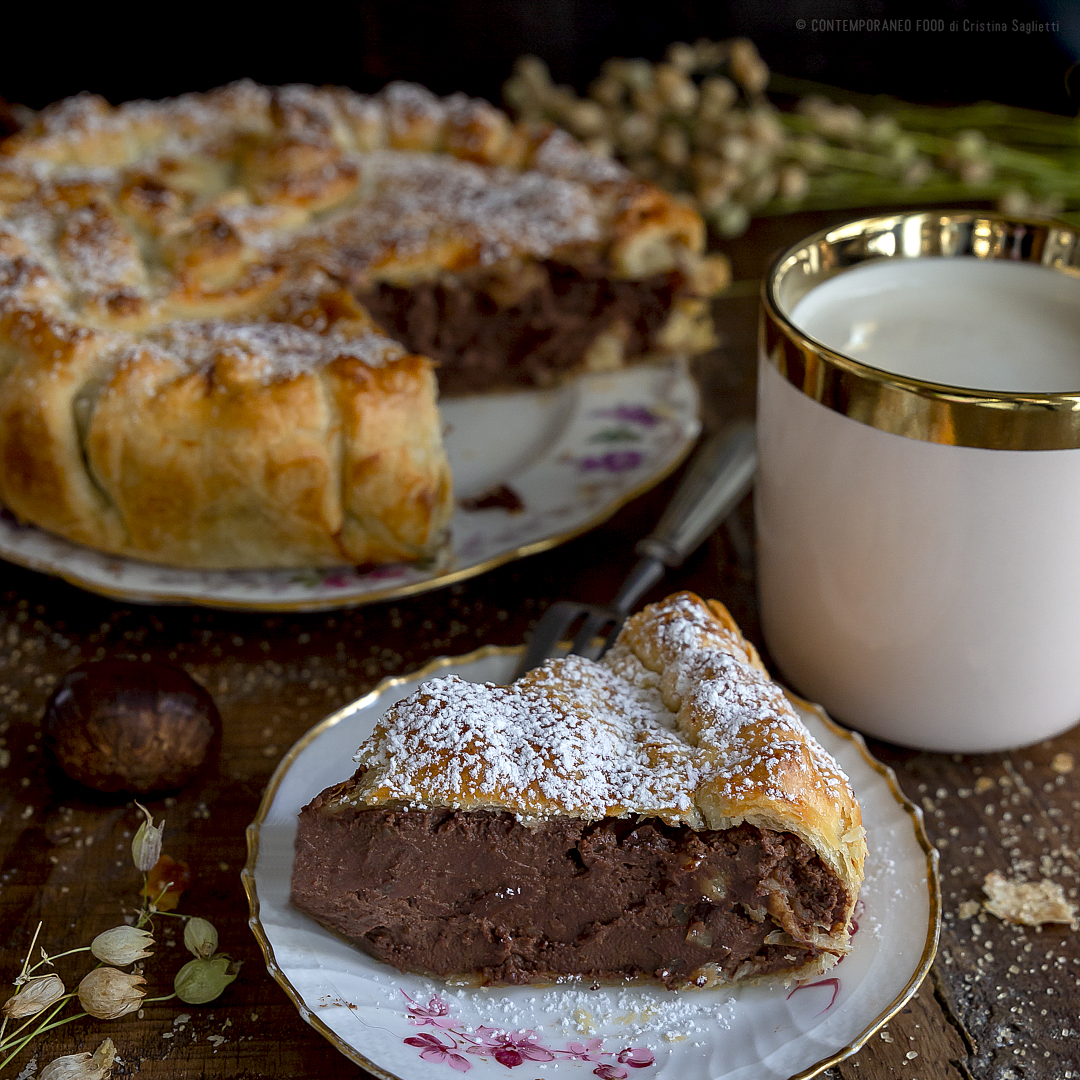 sfoglia-ripiena-cioccolat-ricotta-castagne-rum-dolce-facile-veloce-colazione-merenda-contemporaneo-food
