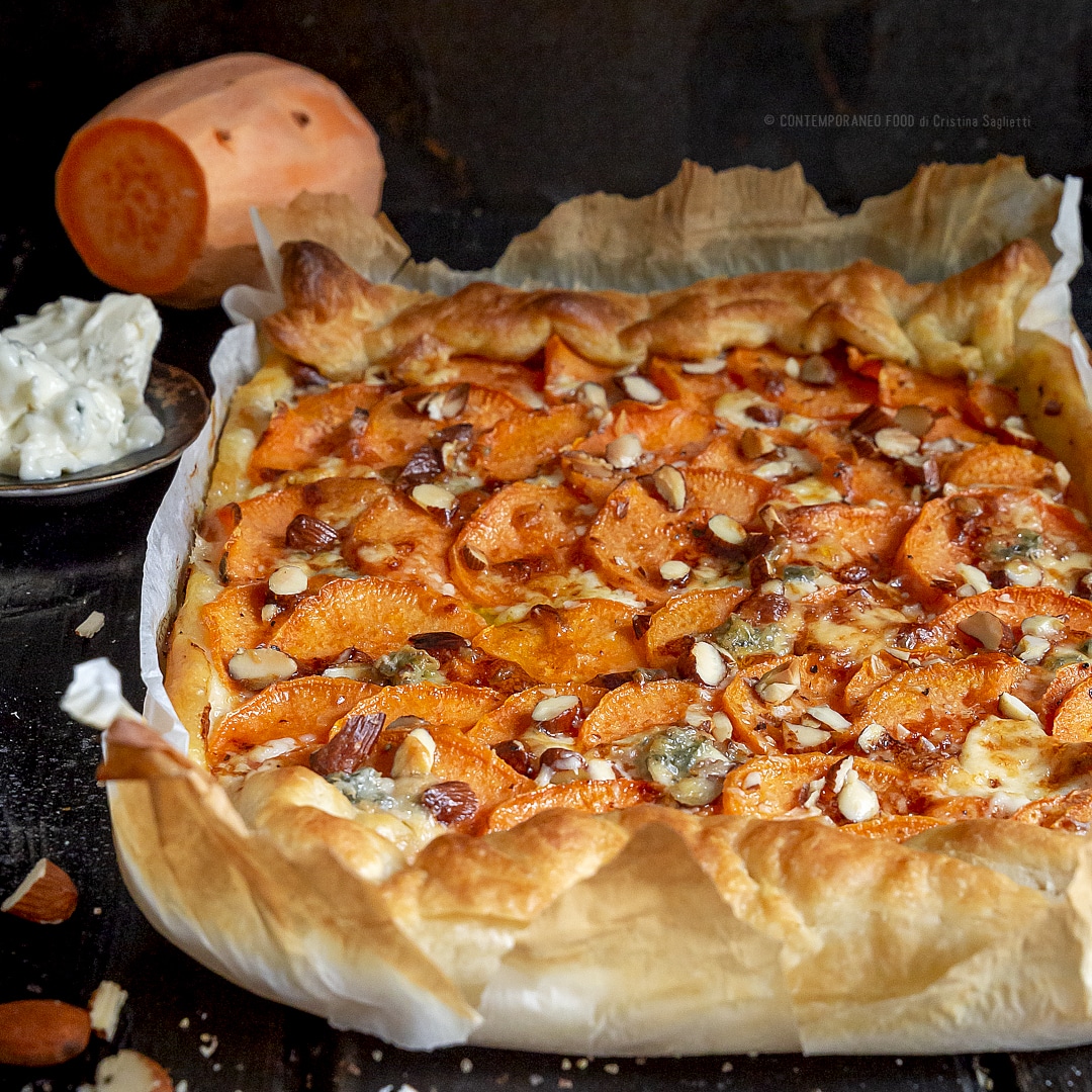 torta-salata-patate-dolci-gorgo-al-mascarpone-mandorle-ricetta-facile-veloce-vegetariana-contemporaneo-food