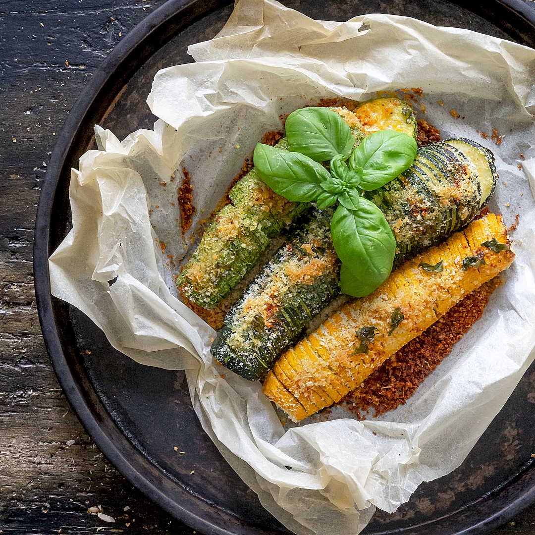 Immagine: Zucchine alla Hasselback facili