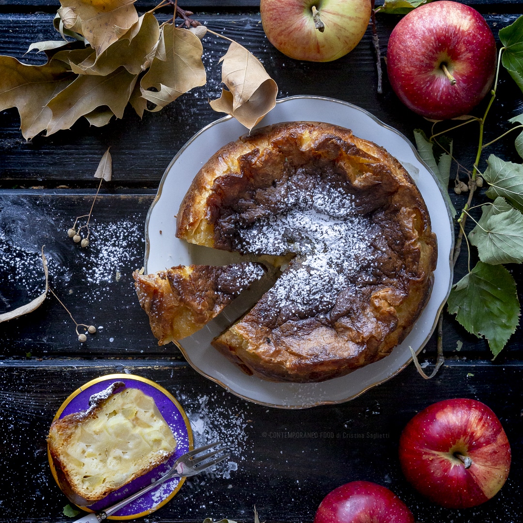Immagine: Torta di mele, vaniglia e Cognac