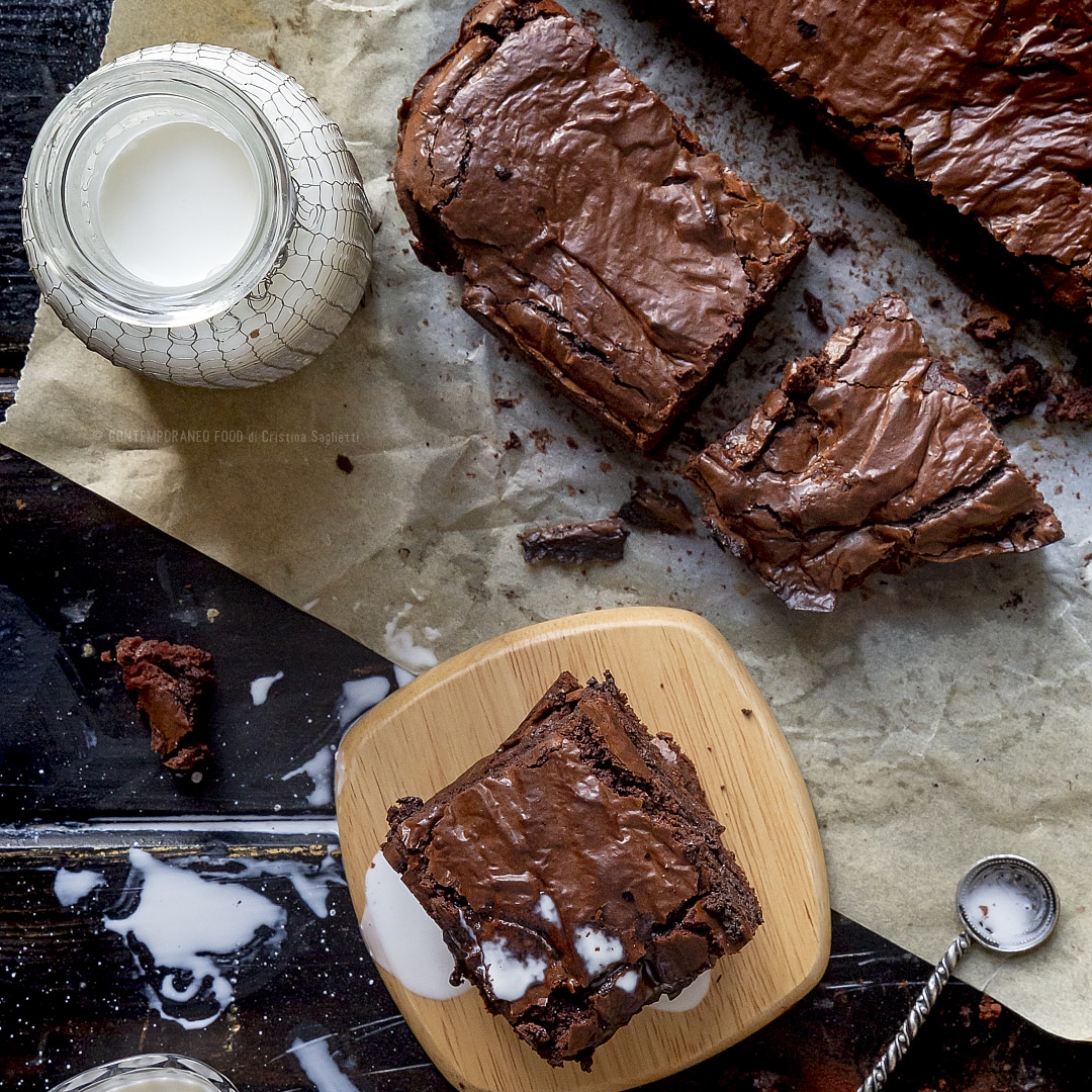 Immagine: Brownies fondenti