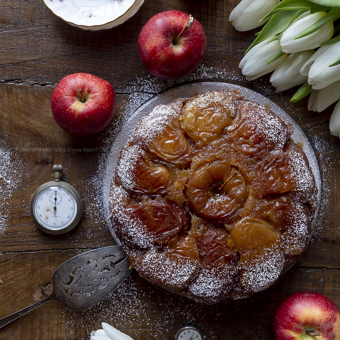 Immagine: Torta di mele rovesciata