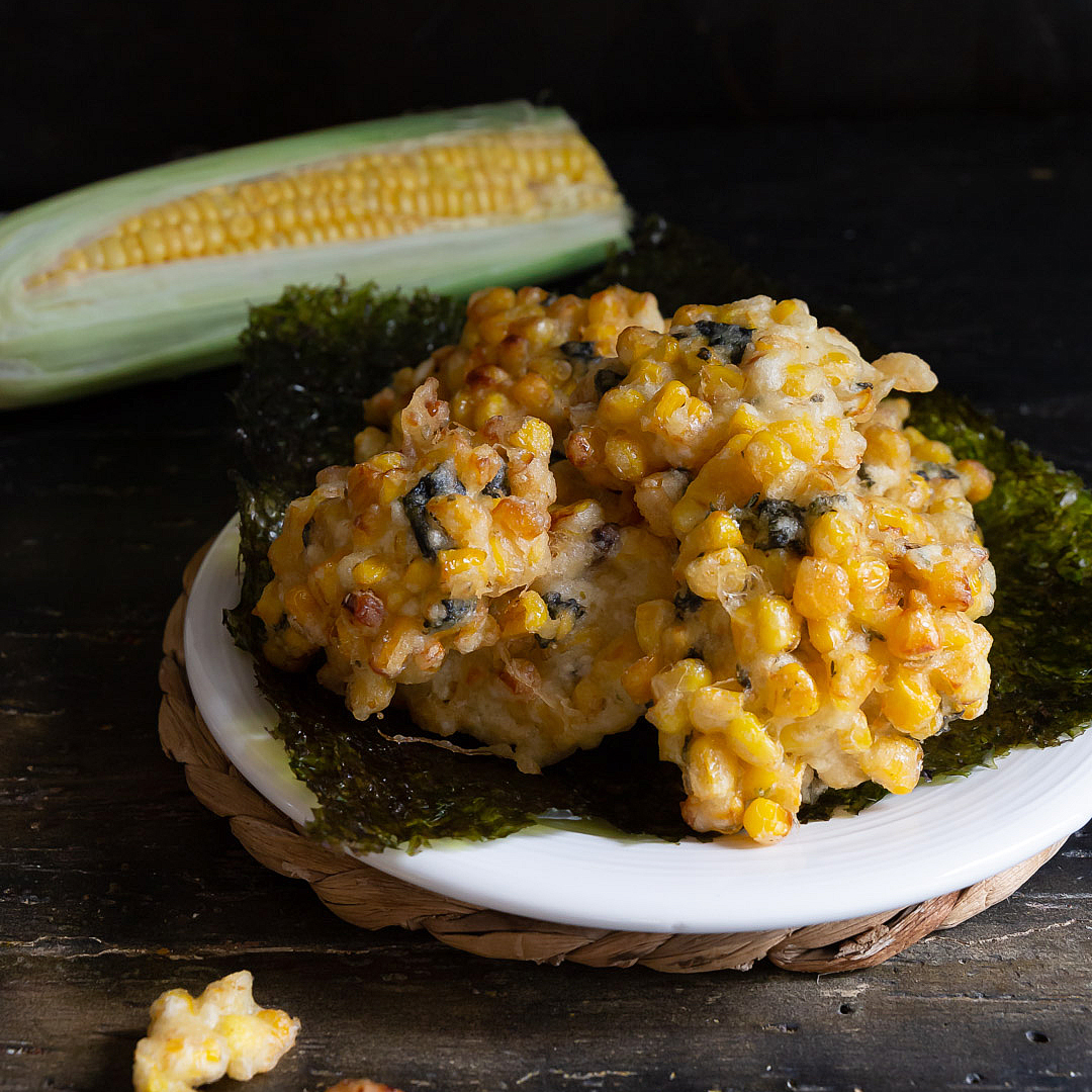 frittelle-tempura-leggera-mais-alga-nori-antipasto-sfiioso-facile-vegetariano-contemporaneo-food