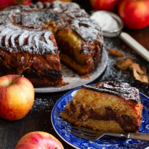 torta-sofficissima-di-mele-con-crema-al-cioccolato-dolce-merenda-facile-contemporaneo-food