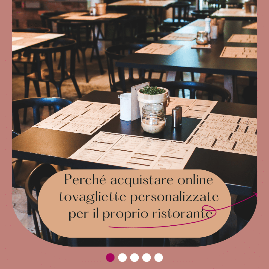Immagine: Perché acquistare online tovagliette personalizzate per il proprio ristorante
