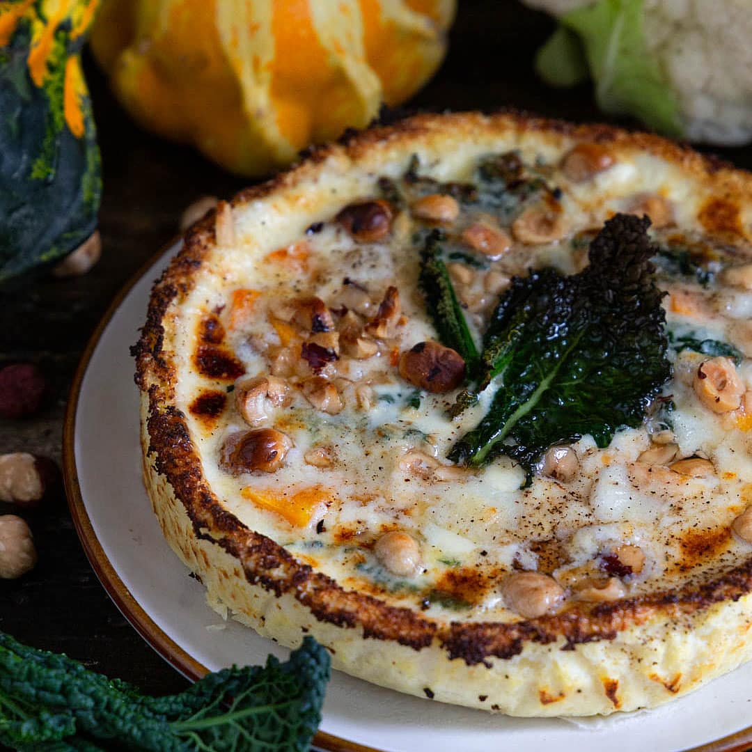 Immagine: Torta salata con crosta di cavolfiore: semplicità e creatività insieme
