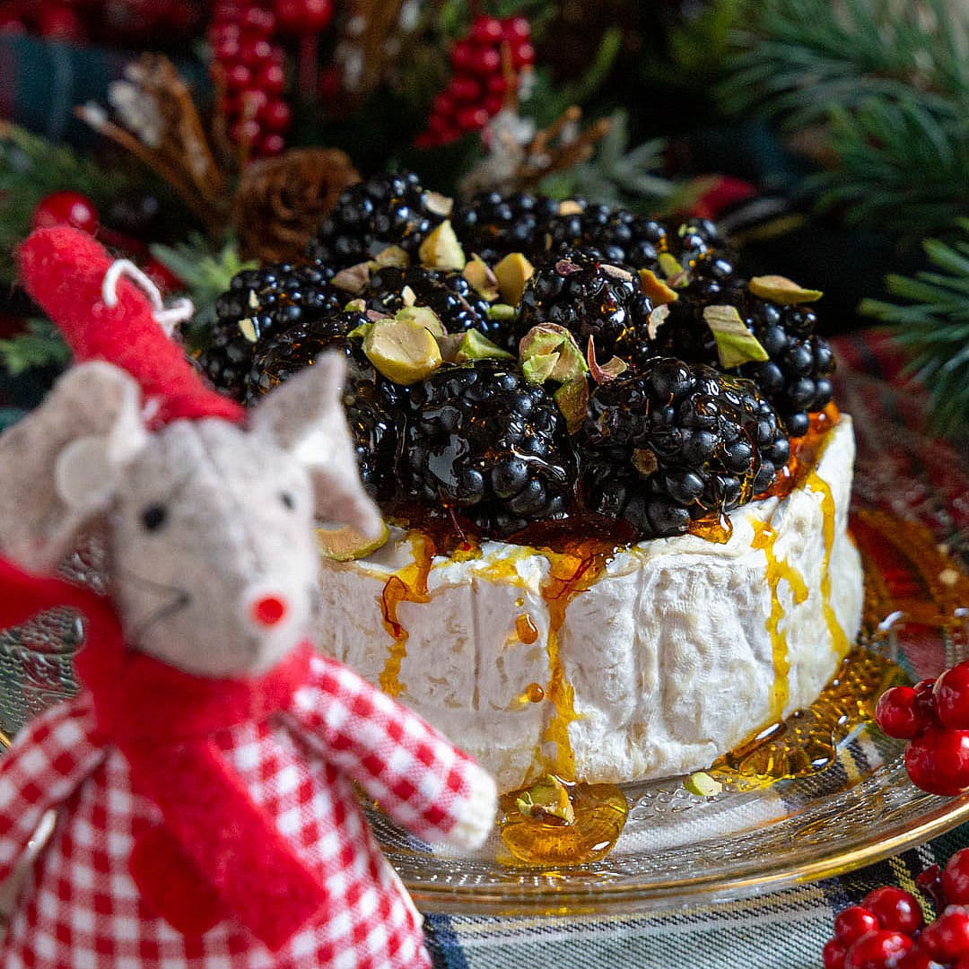 camembert-al-forno-more-miele-zafferano-antipasto-vegetarariano-facile-veloce-natale-contemporaneo-food
