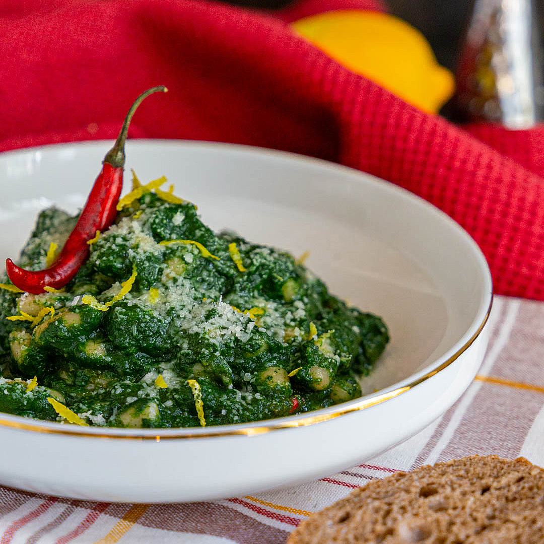 cannellini-in-crema-di-spinaci-parmigiano-secondo-vegetariano-proteico-veloce-contemporaneo-food